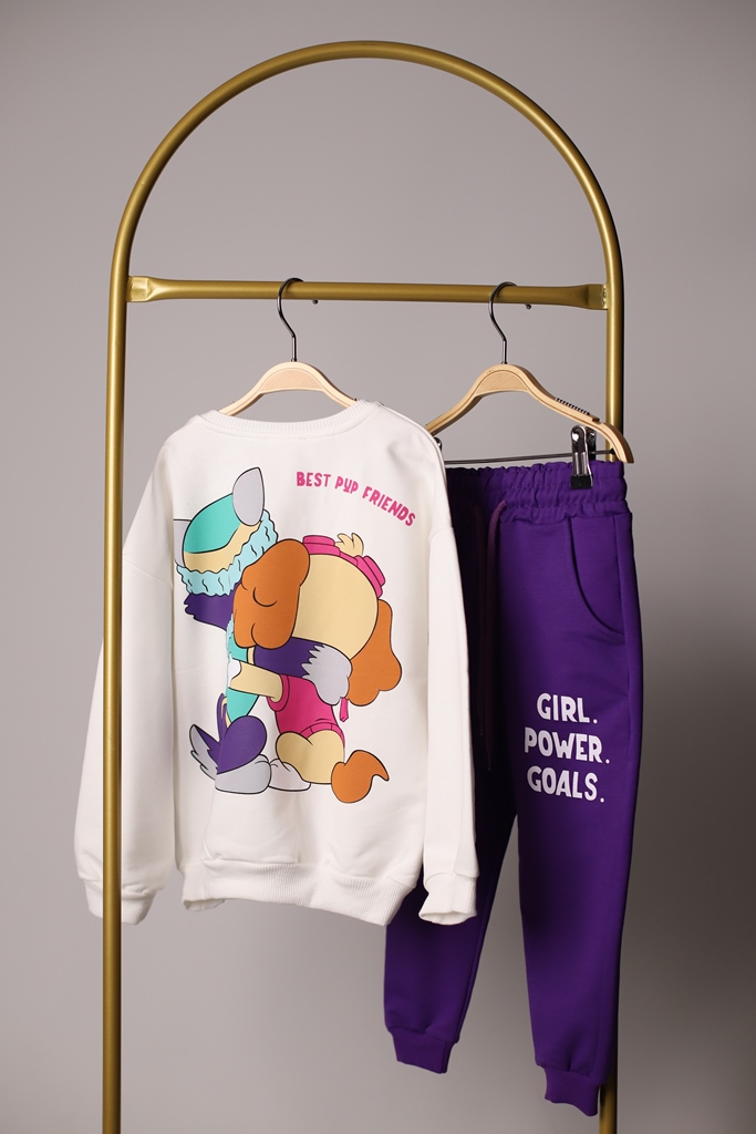Girls Power Goals Mor Eşofman Takımı