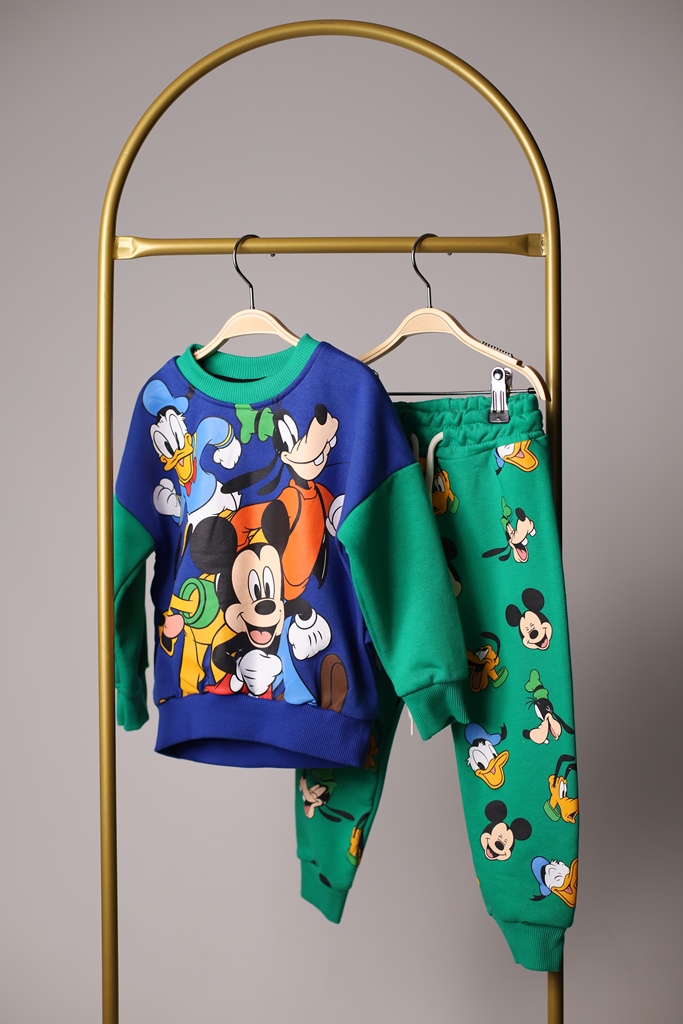 Mickey ve Arkadaşları Büyük Baskılı Eşofman Takımı
