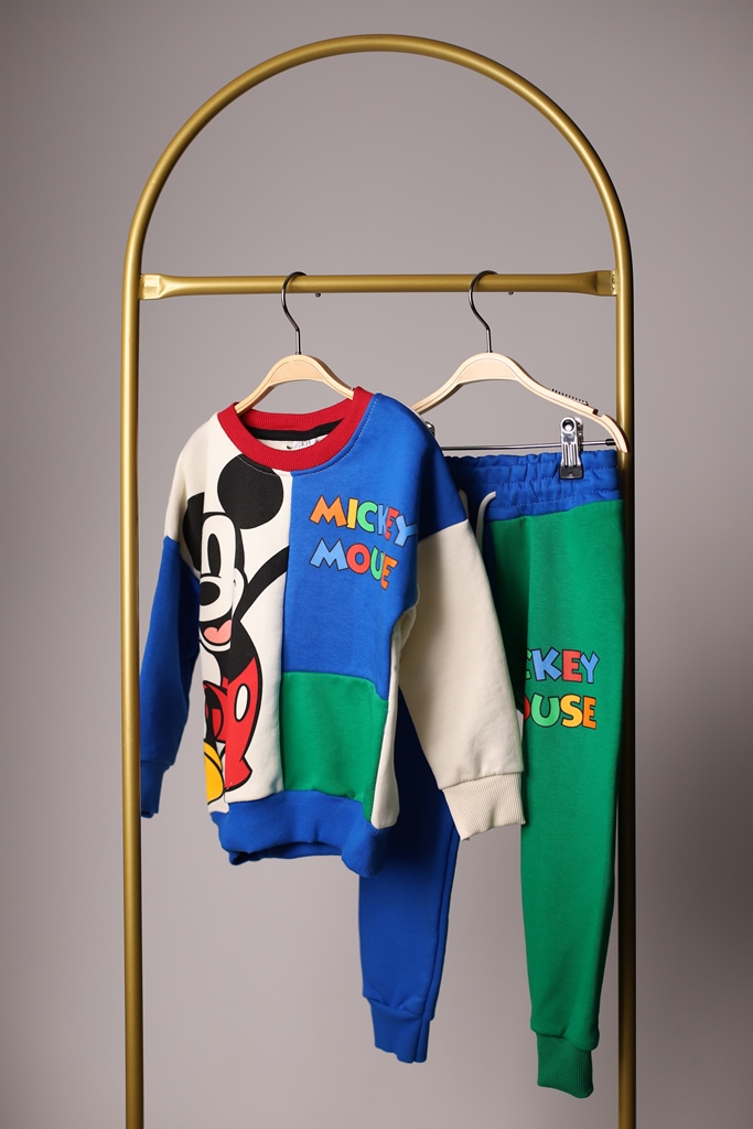 Renkli Mickey Mouse Eşofman Takımı