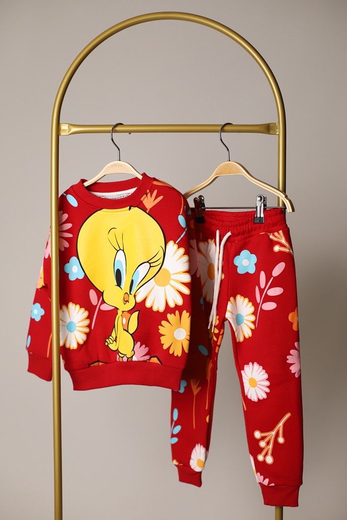 Kırmızı Tweety Eşofman Takımı