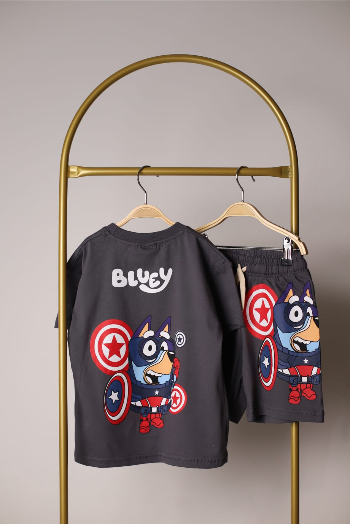 Captain Bluey Şortlu Takım