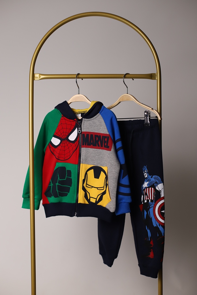 Marvel Fermuarlı Eşofman Takımı