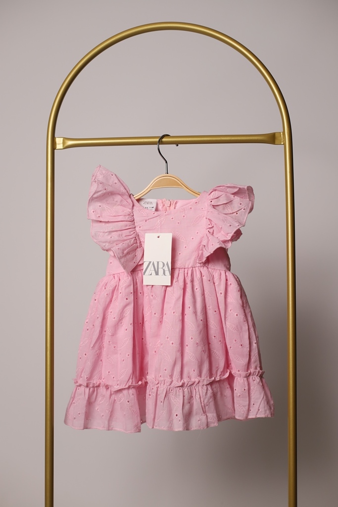 Pembe Işıltılı Elbise Kız Çocuk