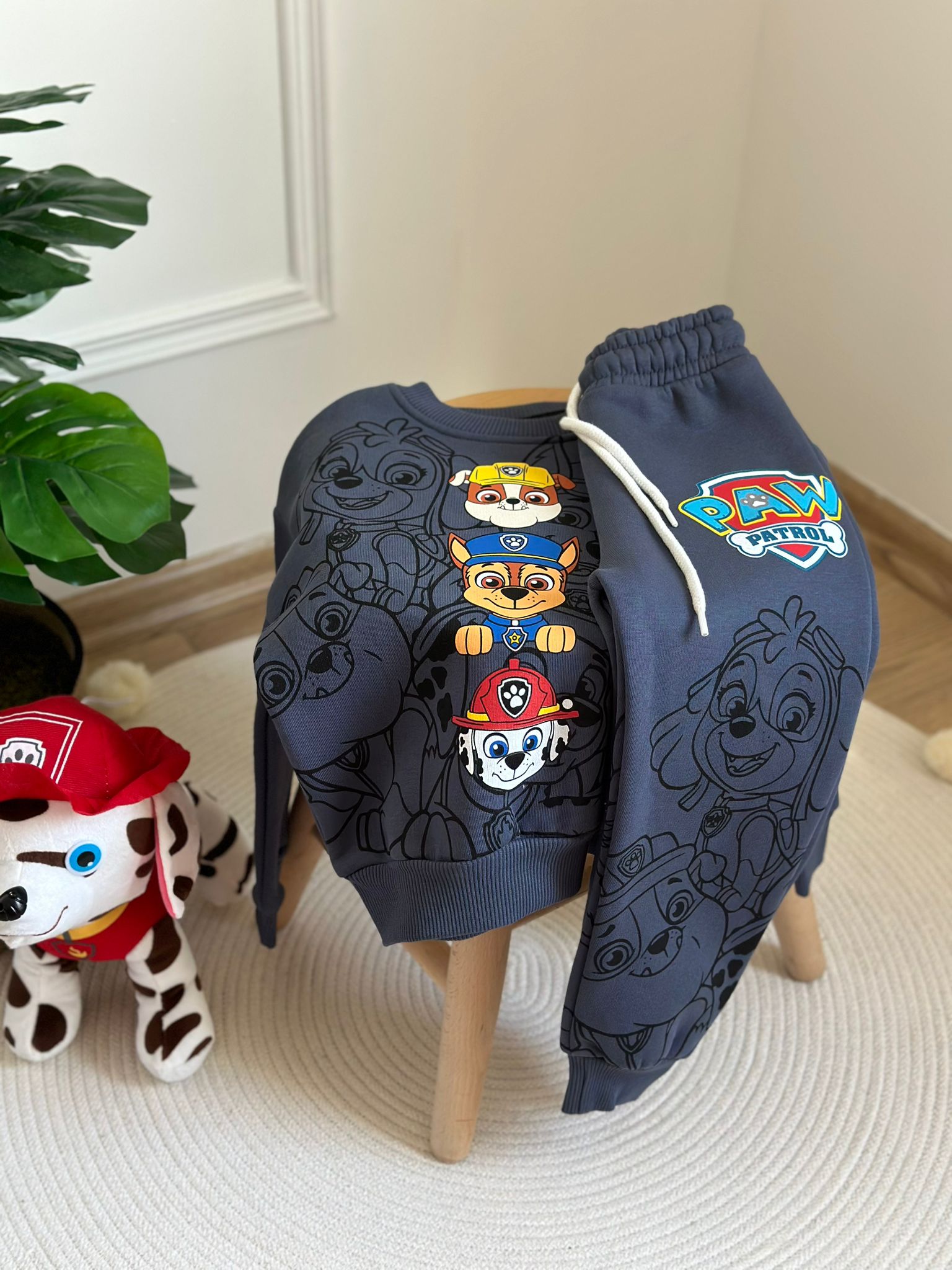 Lacivert Paw Patrol Figürlü Eşofman Takımı
