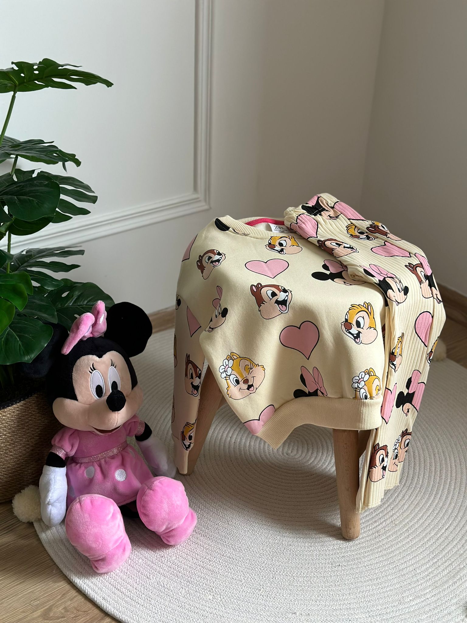 Minnie ve Arkadaşları Kalpli Fitilli Takım