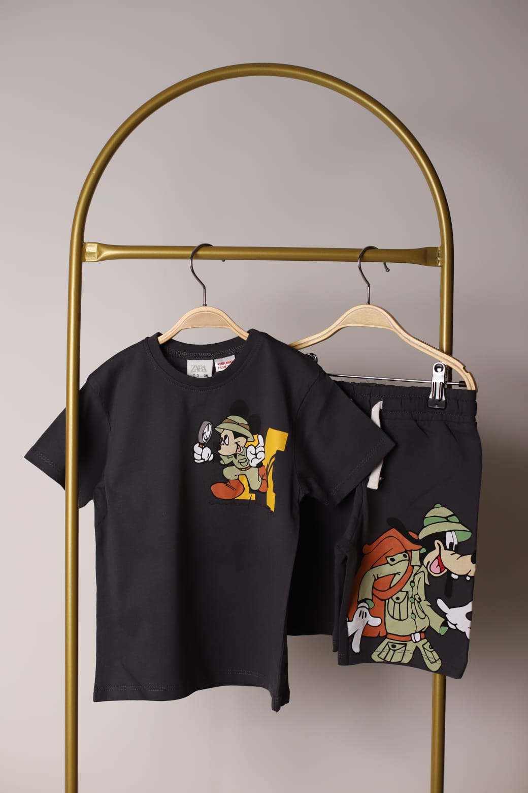 Kaşif Mickey ve Arkadaşları Füme Şortlu Takım