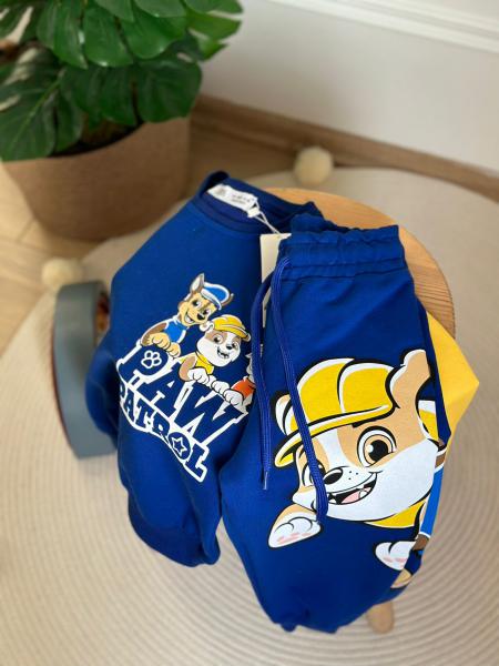 Lacivert Paw Patrol Büyük Baskılı Eşofman Takımı