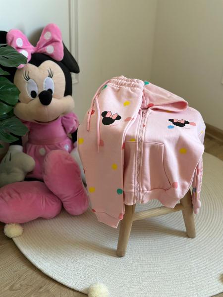 Pembe Minnie Puantiye Detaylı Gap Eşofman Takımı