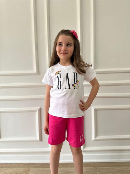 Beyaz My Little Pony Baskılı Kız Çocuk T-shirt