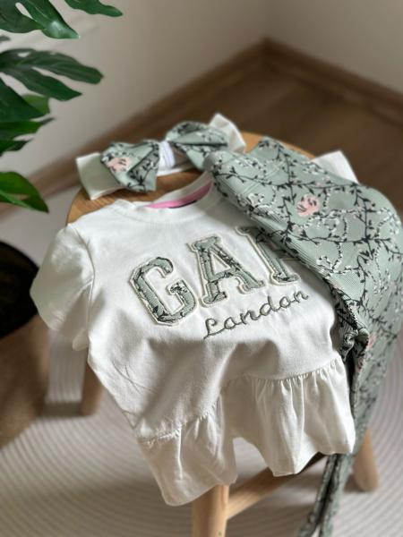 Haki Yeşil Gap London Bandana ve Taytlı Takım