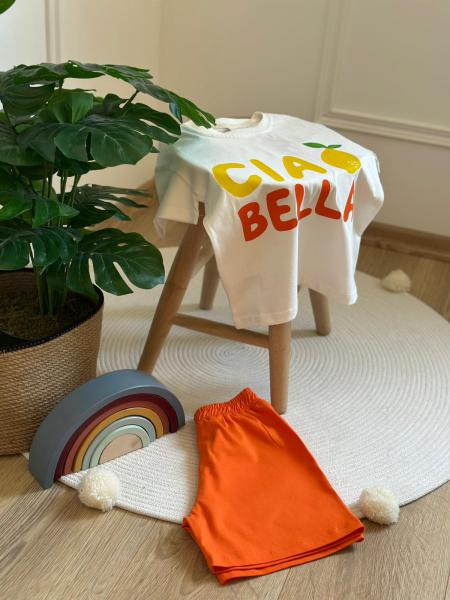 Cıa Bella Baskılı Şortlu Takım