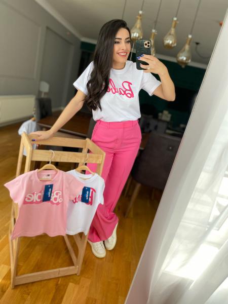 Barbie Baskılı Yetişkin T-shirt