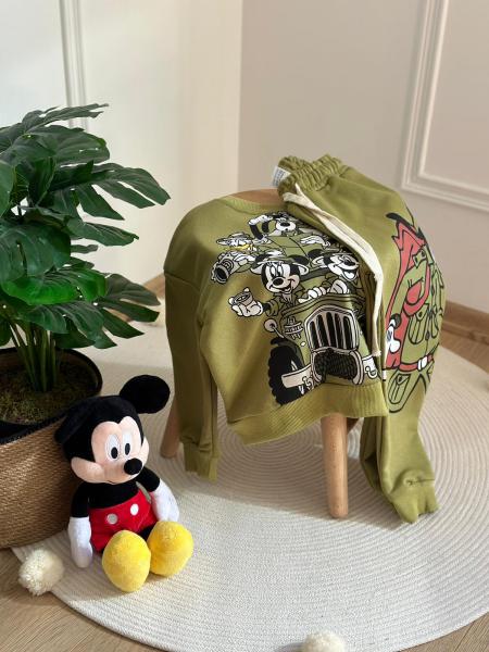 Kaşif Mickey ve Arkadaşları Haki Eşofman Takımı