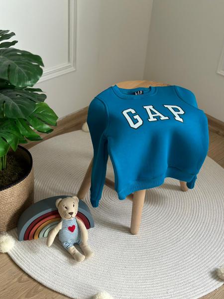 Mavi Gap Baskılı Sweatshirt