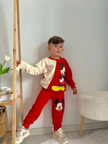 Çift Renkli Mickey Eşofman Takımı