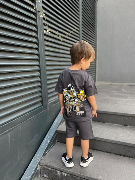 Kaşif Mickey ve Arkadaşları Füme Şortlu Takım