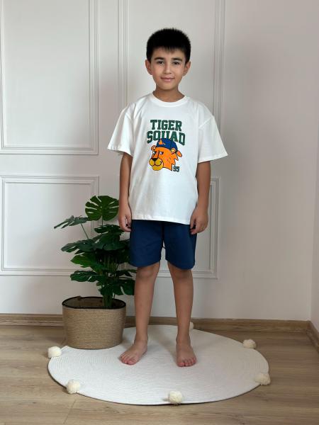 Tiger Squad Baskılı Şortlu Takım