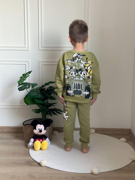 Kaşif Mickey ve Arkadaşları Haki Eşofman Takımı