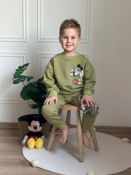 Kaşif Mickey ve Arkadaşları Haki Eşofman Takımı