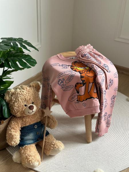 Pembe Garfield Eşofman Takımı
