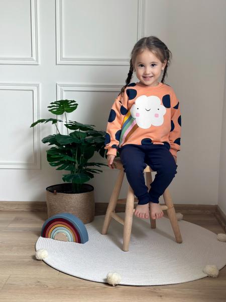 Gökkuşağı ve Bulut Detaylı Taylı Takım