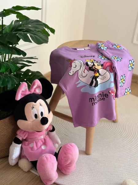 Unicorn Minnie Detaylı Şortlu Takım