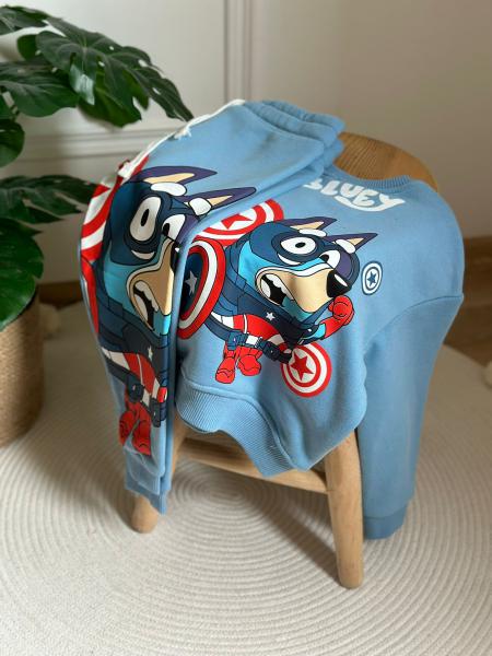 Captain Bluey Mavi Eşofman Takımı