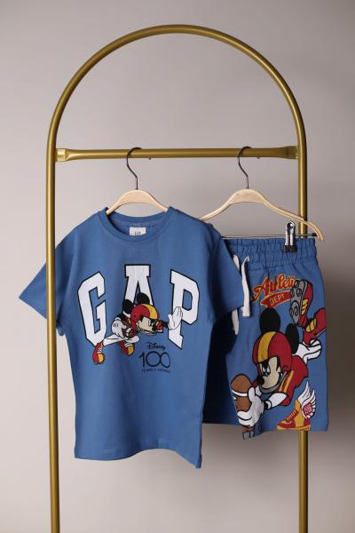 Mavi Gap Athletic Mickey Şortlu Takım