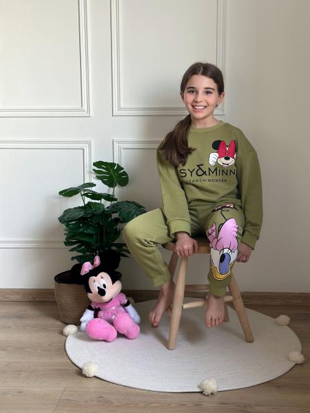 Daisy and Minnie Haki Eşofman Takımı
