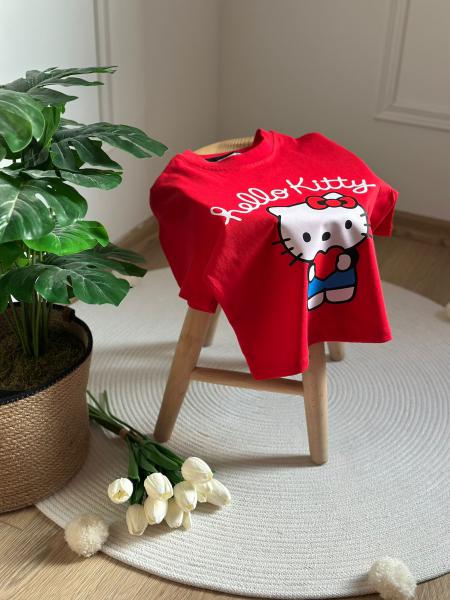 Kırmızı Hello Kitty T-Shirt