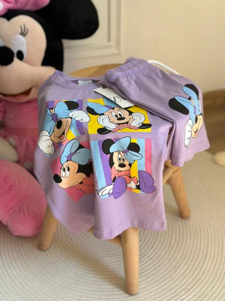Disney Friends Mor Şortlu Takım