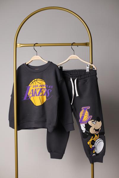 Mickey Mouse Lakers Sırt Baskılı Eşofman Takımı