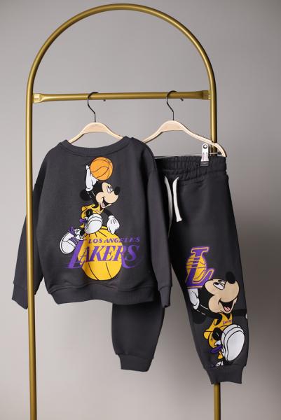 Mickey Mouse Lakers Sırt Baskılı Eşofman Takımı