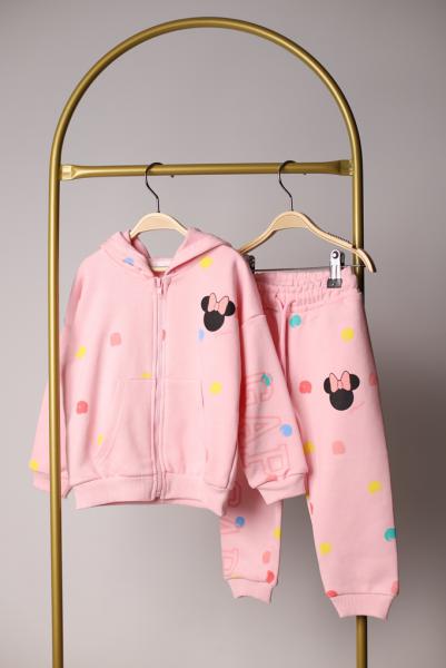 Pembe Minnie Puantiye Detaylı Gap Eşofman Takımı