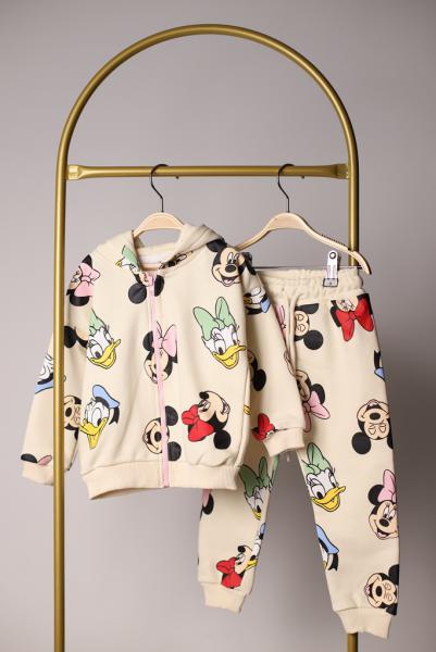 Kulak Detaylı Kapüşonlu Minnie Mouse Eşofman Takımı