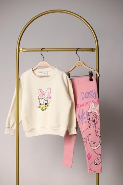 Daisy Duck Baskılı Taytlı Takım