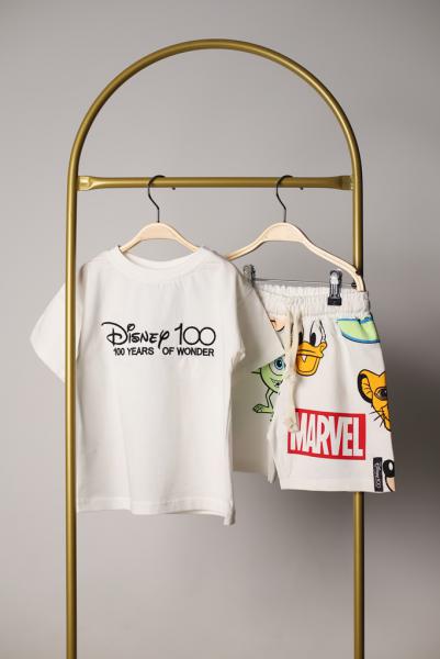Disney of Wonders Baskılı Şortlu Takım