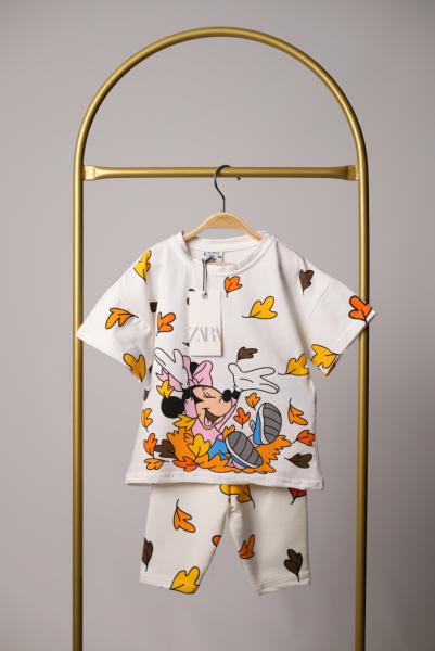 Minnie Mouse Yaprak Detaylı Takım