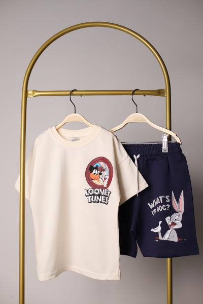 Looney Tunes Sırt Baskılı Şortlu Takım