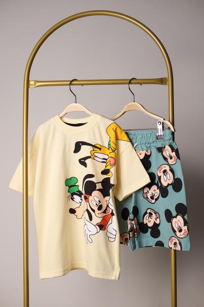 Mickey ve Arkadaşları Şortlu Takım