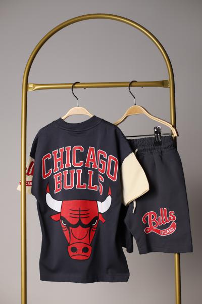 Chicago Bulls Sırt Baskılı Şortlu Takım