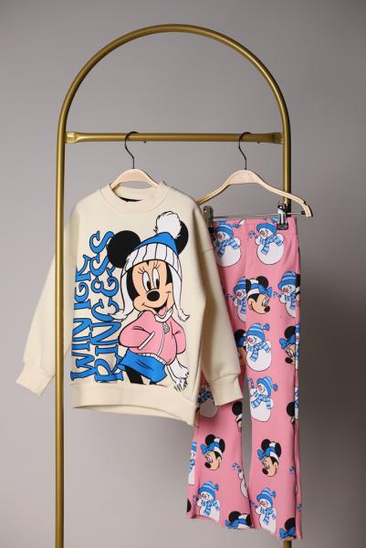 Minnie Mouse Kardan Adam Detaylı Takım