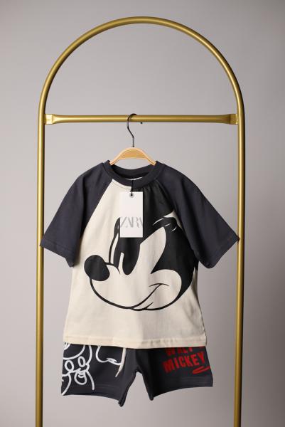 Sırt Baskılı Mickey Mouse Erkek Takım