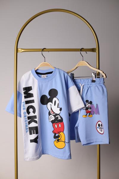 Mickey The Original Mavi Şortlu Takım