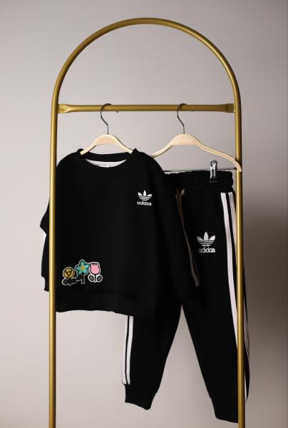 Siyah Hello Kitty Spor Logolu Eşofman Takımı