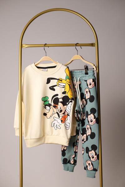 Mickey ve Arkadaşları Renkli Eşofman Takımı