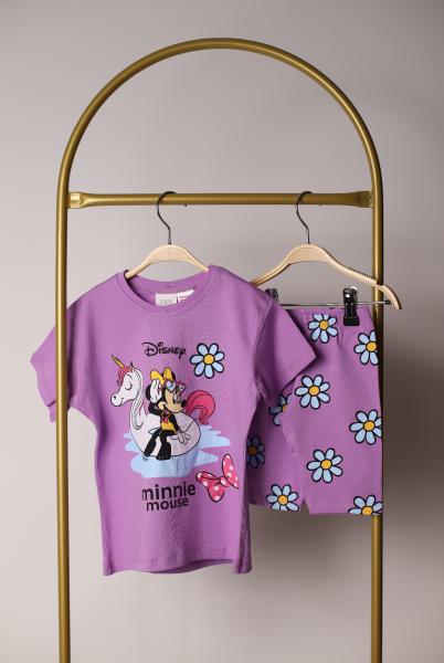 Unicorn Minnie Detaylı Şortlu Takım