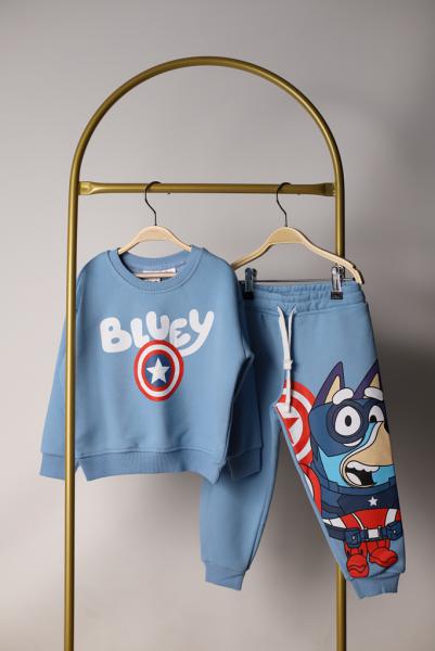 Captain Bluey Mavi Eşofman Takımı