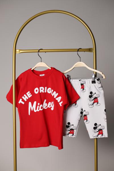 The Orginal Mickey Kırmızı Şortlu Takım