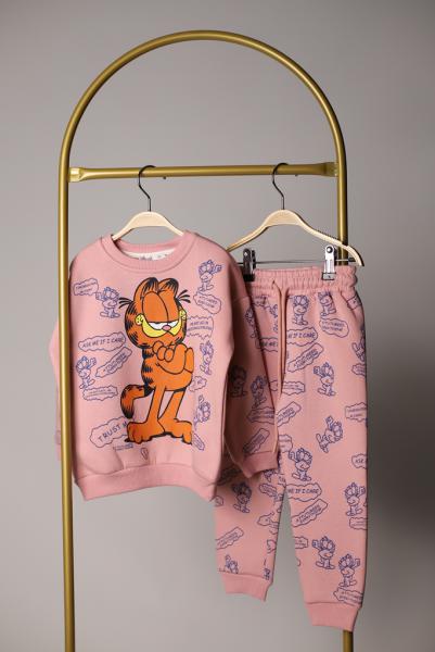 Pembe Garfield Eşofman Takımı